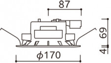 ODELIC �����ǥ�å� ������饤�� OD361238CR �̿�5
