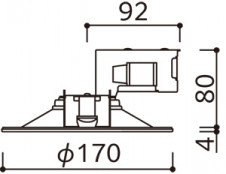 ODELIC �����ǥ�å� ������饤�� OD361626R �̿�5