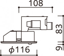 ODELIC �����ǥ�å� ������饤�� OD361648R �̿�5