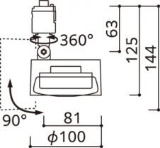 ODELIC �����ǥ�å� ���ݥåȥ饤�� OS256572CR �̿�4