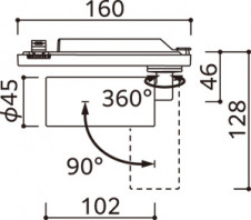 ODELIC �����ǥ�å� ���ݥåȥ饤�� OS256760BR �̿�6