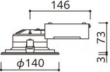 ODELIC �����ǥ�å� ������饤�� XD457009R �̿�4