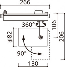ODELIC �����ǥ�å� ���ݥåȥ饤�� XS511102R �̿�4