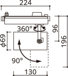 ODELIC �����ǥ�å� ���ݥåȥ饤�� XS513133CR �̿�5