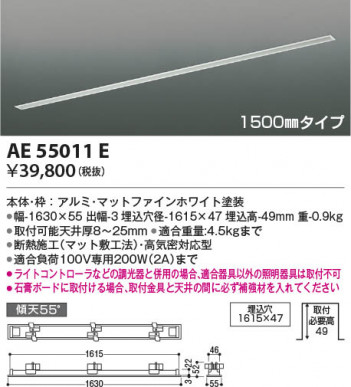 β | Koizumi ߾ ⵤ̩饤ƥ󥰥ȥե졼 AE55011E