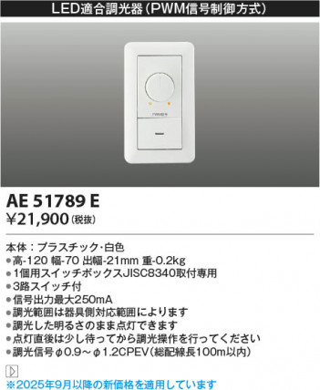 ���β��� Koizumi �������߾��� �饤�ȥ���ȥ����� AE51789E