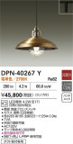 DAIKO ŵ ڥ DPN-40267YþʾҲþ̿䡦ƥꥢΡڥ饤ȥ