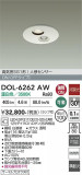 DAIKO ����ŵ� �ʹ����󥵡��ե�����饤�� DOL-6262AW�þ��ʾҲ�þ��������̿����䡦����ƥꥢ���������Ρڥ饤�ȥ��������