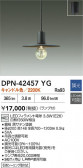 DAIKO ŵ LEDڥ DPN-42457YG
