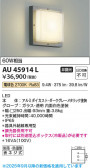 Koizumi ߾ LEDɱɼ֥饱å AU45914L