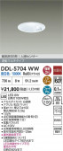 DAIKO ����ŵ� LED �ʹ����󥵡��ե�����饤�� DDL-5704WW