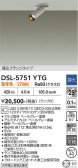 DAIKO ����ŵ� ���ݥåȥ饤�� DSL-5751YTG