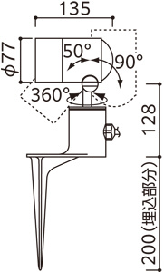 ODELIC ǥå ƥꥢ饤 OG254572LR ̿3