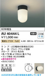 ���β��� Koizumi �������߾��� LED�ɱ����֥饱�å� AU40444L