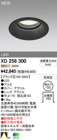 ODELIC ǥå LEDȥɥ 饤 XD258300 ᥤ̿