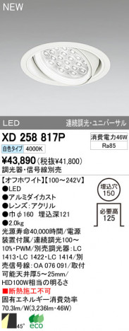 ODELIC ǥå LED饤 XD258817P ᥤ̿
