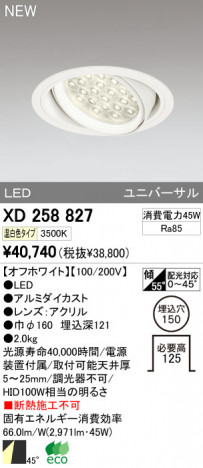ODELIC ǥå LED饤 XD258827 ᥤ̿