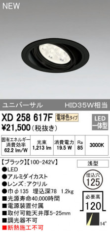 ODELIC ǥå 饤 XD258617F ᥤ̿