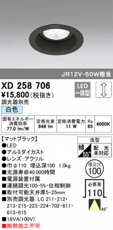 ODELIC ǥå 饤 XD258706 ᥤ̿