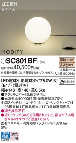 Panasonic  SC801BF ᥤ̿