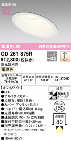 ODELIC ǥå 饤 OD261875R ᥤ̿