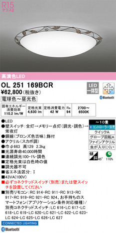 ODELIC ǥå 󥰥饤 OL251169BCR ᥤ̿