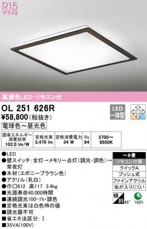 ODELIC ǥå 󥰥饤 OL251626R ᥤ̿