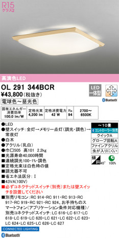 ODELIC ǥå 󥰥饤 OL291344BCR ᥤ̿