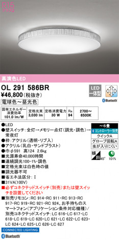 ODELIC ǥå 󥰥饤 OL291586BR ᥤ̿