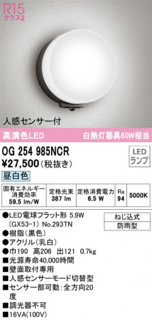 ODELIC ǥå ƥꥢ饤 OG254985NCR ᥤ̿