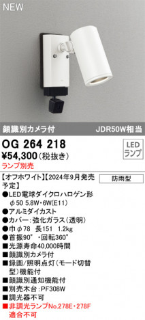 ODELIC ǥå LED ƥꥢ饤 OG264218 ᥤ̿
