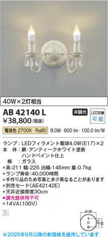���β��� Koizumi �������߾��� LED�֥饱�å� AB42140L