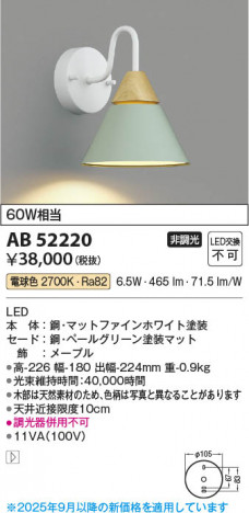 ���β��� Koizumi �������߾��� LED�֥饱�å� AB52220