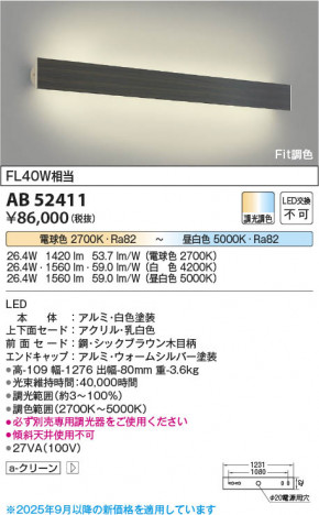 ���β��� Koizumi �������߾��� LED�֥饱�å� AB52411