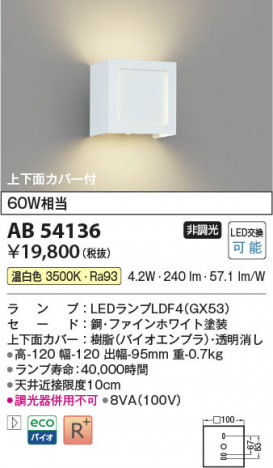 ���β��� Koizumi �������߾��� LED�֥饱�å� AB54136