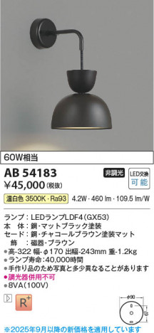 ���β��� Koizumi �������߾��� LED�֥饱�å� AB54183