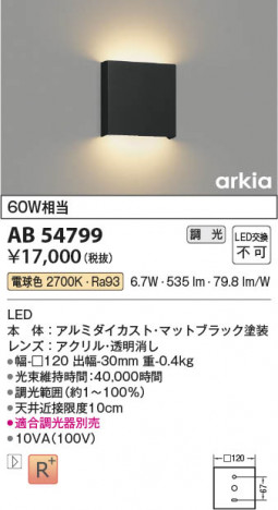 ���β��� Koizumi �������߾��� LED�֥饱�å� AB54799