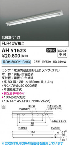 ���β��� Koizumi �������߾��� LED�١����饤�� AH51623