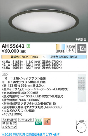 ���β��� Koizumi �������߾��� LED������� AH55642