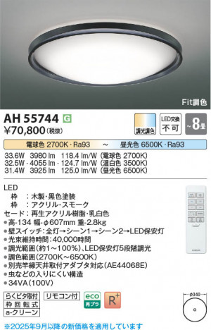 ���β��� Koizumi �������߾��� LED������� AH55744