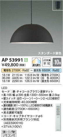���β��� Koizumi �������߾��� LED�ڥ����� AP53991