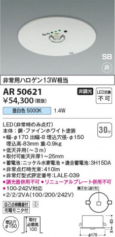 ���β��� Koizumi �������߾��� LED �ӷ������ AR50621