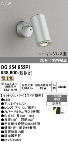 ODELIC �����ǥ�å� �������ƥꥢ�饤�� OG254852P1 �ᥤ��̿�