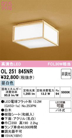 ODELIC �����ǥ�å� ��������������󥰥饤�� OL251845NR �ᥤ��̿�