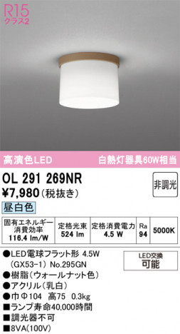 ODELIC �����ǥ�å� ����������󥰥饤�� OL291269NR �ᥤ��̿�