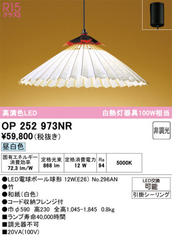 ODELIC �����ǥ�å� �����ڥ����ȥ饤�� OP252973NR �ᥤ��̿�