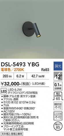 ���ʼ̿� | DAIKO ����ŵ� ���ݥåȥ饤�� DSL-5493YBG
