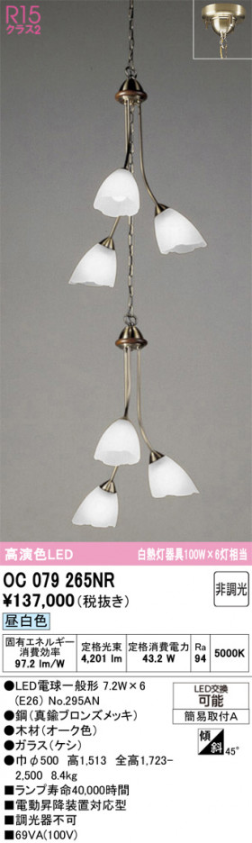 ODELIC �����ǥ�å� ��ȴ������ OC079265NR �ᥤ��̿�
